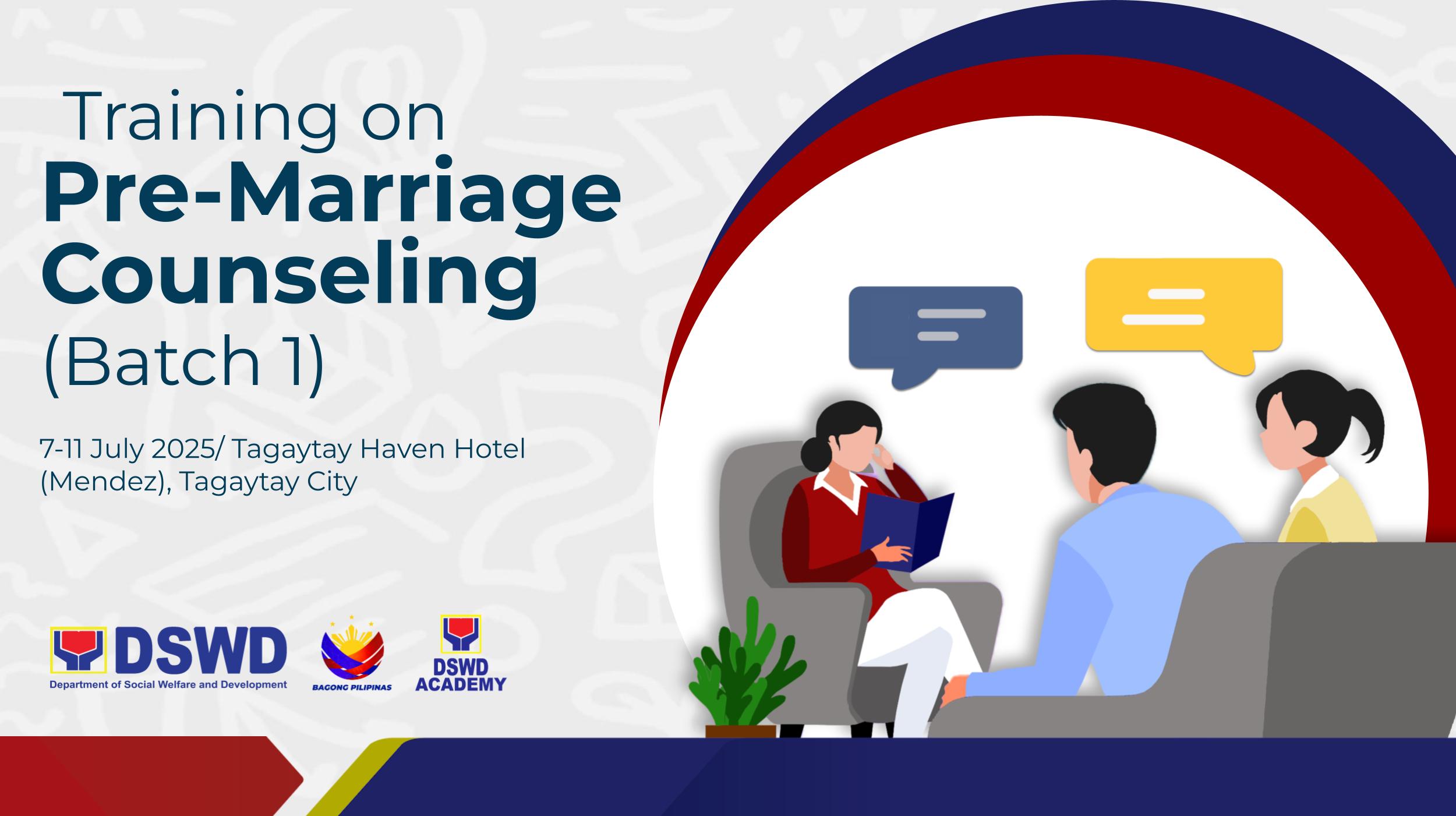 Training on Pre-Marriage Counseling (Batch 1-2025)